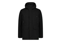 CMP Herren Jacke MAN LONG JACKET FIX HOOD 34K0157 schwarz