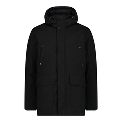 CMP Herren Jacke MAN LONG JACKET FIX HOOD 34K0157 schwarz