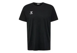 hummel T-Shirt Rundhalsausschnitt gesticktes Logo Regular fit (7924) Schwarz (7924)