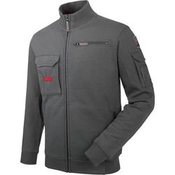 Wrth MODYF Sweatjacke Dynamic für Handwerker Hellgrau/Grau/Dunkelgrau