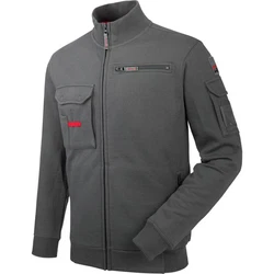 Wrth MODYF Sweatjacke Dynamic für Handwerker Hellgrau/Grau/Dunkelgrau