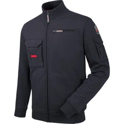 Wrth MODYF Sweatjacke Dynamic für Handwerker Dunkelblau/Grau/Dunkelrot/Rot