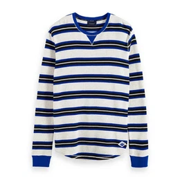 Langarmshirt Herren Langarmshirt Waffle Structure 156584