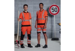 Würth MODYF Warnschutz Poloshirt für Handwerker Orange