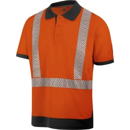 Wrth MODYF Warnschutz-Shirt Fluo Poloshirt Professionelles Warnschutz Poloshirt fr Handwerker