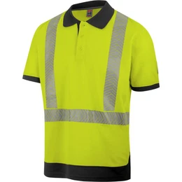 Wrth MODYF Warnschutz-Shirt Fluo Poloshirt Professionelles Warnschutz Poloshirt fr Handwerker