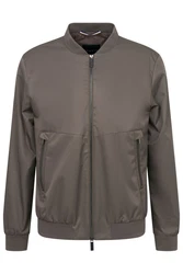 bugatti Blouson mit Collegekragen Grau/Khaki/Braun/Dunkelgrün/Dunkelgrau/Hellgrau