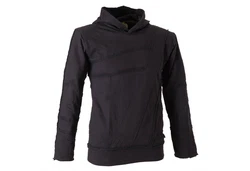 Vishes Kapuzensweatshirt Patchwork Herren Tribal Hoodie Schwarz/Dunkelgrau/Rot/Dunkelblau/Grau
