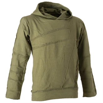 Vishes Kapuzensweatshirt Patchwork Herren Tribal Hoodie