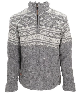 Guru-Shop Strickjacke Wollpullover 