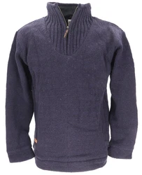 Guru-Shop Strickjacke Wollpullover 