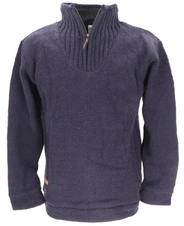 Guru-Shop Strickjacke Wollpullover