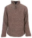 Guru-Shop Strickjacke Wollpullover 