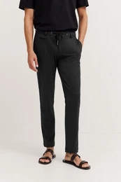 Schlupfchinohose 4036-36827 Flexcity Slim Fit Kordelzug