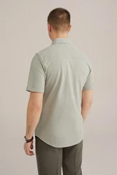 WE Fashion Businesshemd Hellgrün/Grün/Khaki/Hellblau/Dunkelgrün