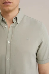 WE Fashion Businesshemd Hellgrün/Grün/Khaki/Hellblau/Dunkelgrün