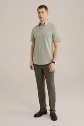 WE Fashion Businesshemd Hellgrün/Grün/Khaki/Hellblau/Dunkelgrün