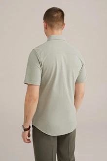 WE Fashion Businesshemd Hellgrün/Grün/Khaki/Hellblau/Dunkelgrün