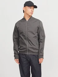 Jack & Jones Blouson JJERUSH BOMBER NOOS Grau/Dunkelgrau/Hellgrau/Dunkelgrün/Braun