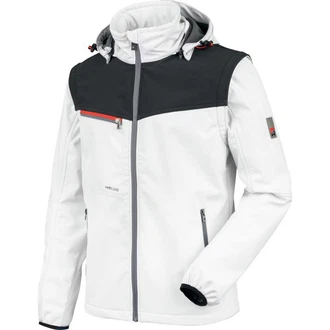 Würth MODYF Softshelljacke für Herren Creme/Weiß/Hellgrau/Silber