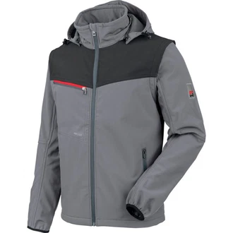 Würth MODYF Softshelljacke für Herren Hellgrau/Grau/Dunkelgrau