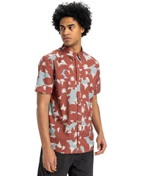 Quiksilver Funktionshemd Handtman Braun/Rot/Dunkelrot/Bordeaux