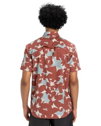 Quiksilver Funktionshemd Handtman Braun/Rot/Dunkelrot/Bordeaux