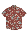 Quiksilver Funktionshemd Handtman Braun/Rot/Dunkelrot/Bordeaux
