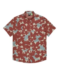 Quiksilver Funktionshemd Handtman Braun/Rot/Dunkelrot/Bordeaux