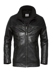Lederjacke BUVITTORE mit Steppjackeneinsatz