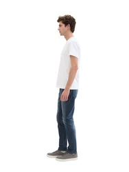 TOM TAILOR Slim-fit-Jeans JOSH Blau/Lila/Hellblau