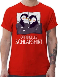 T-Shirt Offizielles Schlafshirt Pinguin Prchen Geschenk I Prchen Geschenke V Prchen
