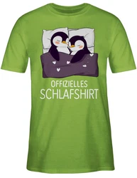 Shirtracer T-Shirt Offizielles Schlafshirt Pinguin Prchen Geschenk 