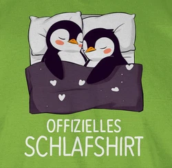 Shirtracer T-Shirt Offizielles Schlafshirt Pinguin Prchen Geschenk 