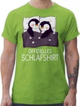 Shirtracer T-Shirt Offizielles Schlafshirt Pinguin Prchen Geschenk 
