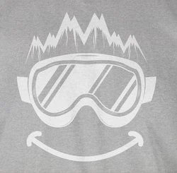 Shirtracer Rundhalsshirt Ski Geschenk Ski fahren Geschenk I Ski Geschenke Ski Geschenkidee Snowboard Grau/Rot/Silber/Creme/Hellgrau