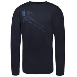 Schöffel Langarmshirt Hasliberg Dunkelblau/Blau/Hellblau