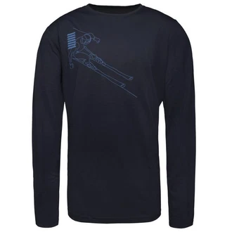 Schöffel Langarmshirt Hasliberg Dunkelblau/Blau/Hellblau