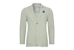 R2 Amsterdam Jackenblazer Traveljacket Hellgrün/Grün/Hellblau