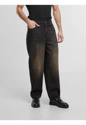 URBAN CLASSICS Herren 90s Jeans Khaki/Dunkelbraun/Schwarz/Braun