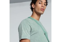 PUMA T-Shirt Class Washed Herren Hellgrün/Grün/Hellblau