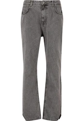 2Y Studios Amaru Ankle Straight Jeans Hellgrau/Grau/Dunkelgrau