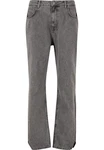 2Y Studios Amaru Ankle Straight Jeans Hellgrau/Grau/Dunkelgrau