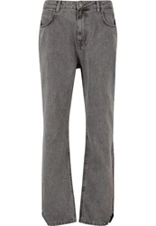 2Y Studios Amaru Ankle Straight Jeans Hellgrau/Grau/Dunkelgrau