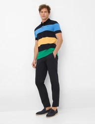 Brax Poloshirt Style PIO Mischfarben/Dunkelblau/Blau/Beige/Hellblau/Türkis