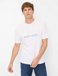 Brax T-Shirt Style TED Weiß/Creme/Grau/Rot/Silber/Dunkelblau