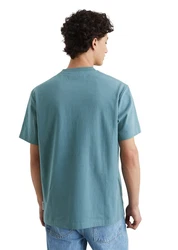 Marc O'Polo DENIM T-Shirt Bio-Baumwoll-Jersey Blau/Hellblau/Türkis