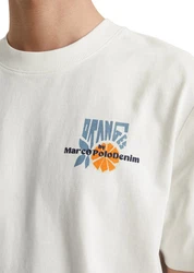 Marc O'Polo DENIM T-Shirt Bio-Baumwoll-Jersey Weiß/Creme/Hellblau/Khaki/Beige/Blau/Grau