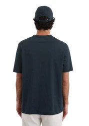 Marc O'Polo T-Shirt Slub-Jersey Blau/Dunkelblau/Hellblau