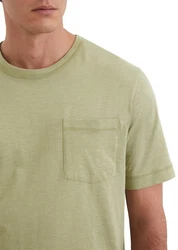 Marc O'Polo T-Shirt Slub-Jersey Khaki/Hellgrün/Dunkelgrün/Grün